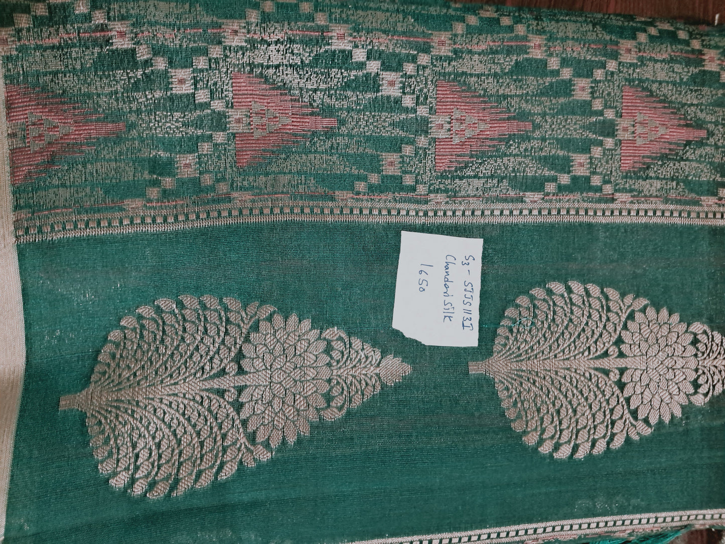 chanderi silk saree sjjs113i