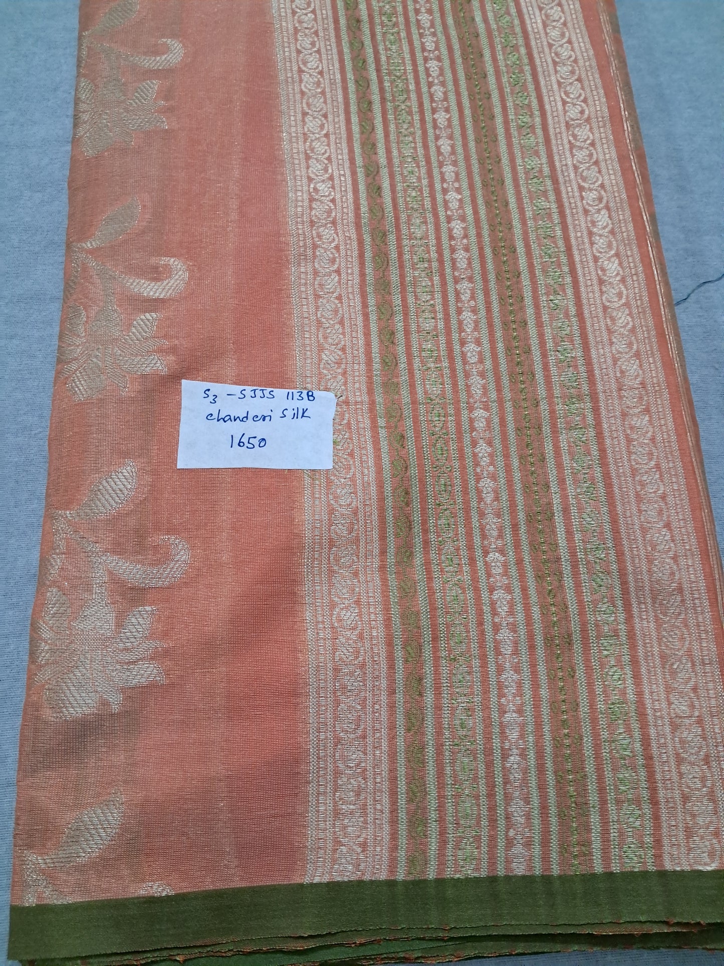 chanderi silk saree sjjs113b