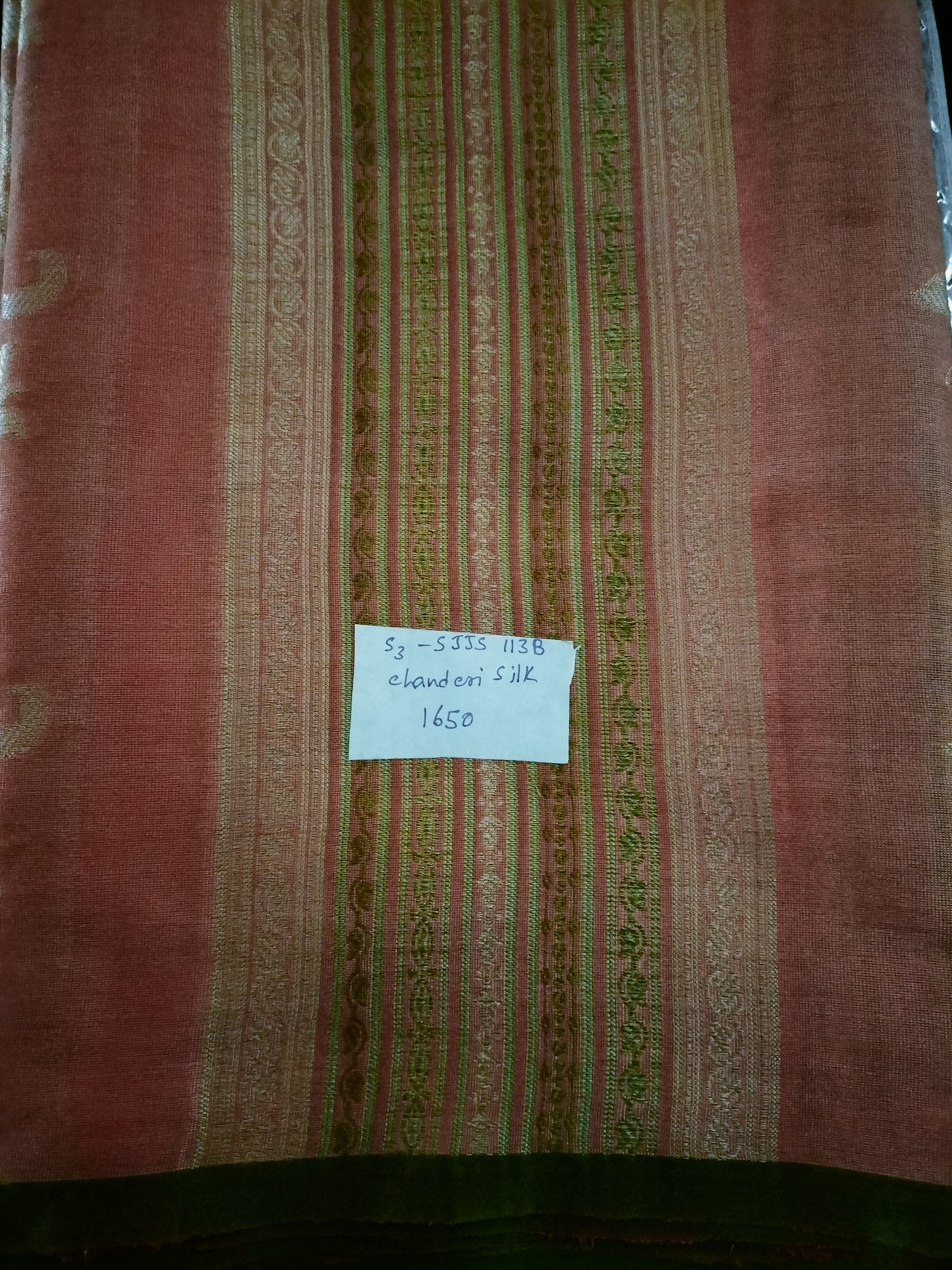 chanderi silk saree sjjs113b